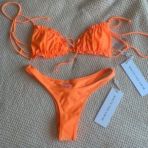 BRAND NEW White Fox Swimsuit!